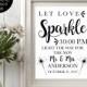 Printable Wedding Sparkler Sign Editable, Reception Let Love Sparkle Signage, Send Off Light The Way Sign, DIY Instant Download Template