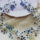 Something blue beach wedding hair accessories aqua blue starfish tiara