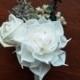 Dahlia boutonniere,  sola wood flower,  wooden boutonniere,  rustic boutonniere,  rose boutonniere,  wedding flowers