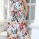 Chiffon Floral Dress, Midi dress for women, Plus size available
