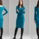 Turquoise Dress , Mother Day Gift Bodycon Dress Tight Sexy Dress Everyday Dress Midi Pencil Dress Tight Dress A0080