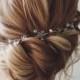 bridal hair accessories winter bridal hair vine - beach wedding hair piece - Tocado de novia - bridesmaid hairvine - boho delicate hair vine