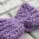 Purple Extra Soft Knitted head band