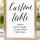 Personalized Table Cards, Wedding Table Numbers, Editable Seating Assignment, Create & Design Unique Table Names, Instant Download #NC-114TC