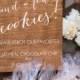 Custom Favors Sign - Wooden Wedding Signs - Wood -c