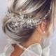 Crystal Bridal Hair Piece Wedding Hair Accessories Bridal Hair Vine Bridal Hair Clip Wedding Headpiece Wedding Hair Piece Bridal Hair Pieces