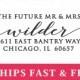 Future Mr and Mrs,  Address Stamp - Self-inking Rubber Stamper - Addressing of Engagement Announcement, Wedding Invitation, RSVP Envelopes