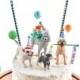 Dog birthday party//dog cake toppers/Dog party/Labrador  cake topper/collie cake topper//poodle cake topper