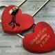 Love Lock, Heart Lock, Custom Lock, Personalized Heart Love Padlock With Key, Engraved Love Lock, Padlock, Engagement Gift, Locks of Love