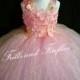 Gold and Pink Flower Girl Dress- Flowergirl Dress, Gold and Pink Fairy Dress..Size 1t, 2t, 3t, 4t, 5t, 6, 7, 8, 10