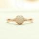 Opal ring , Opal engagement ring natural diamonds made with your choice of 14k rose gold, white gold, yellow gold