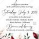 Marsala peony wedding Invitation bohemian burgundy greenery PDF 5x7 in online editor