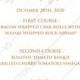 Menu wedding invitation set watercolor navy blue rose marsala peony pink anemone greenery PDF 4x9 in edit online