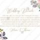 Wedding details card invitation set watercolor navy blue rose marsala peony pink anemone greenery PDF 5x3.5 in online maker