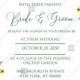 Wedding invitation set sunflower yellow flower PDF 5x7 in create online