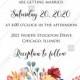 Wedding invitation set marsala pink peony orange rose watercolor greenery PDF 5x7 in online maker