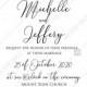 Wedding invitation set marsala pink peony rose watercolor greenery PDF 5x7 in instant maker