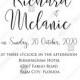 Wedding invitation set white rose peony herbal greenery happy birthday card PDF 5x7 in customize online
