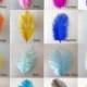 Ostrich Feather feathery Small body Plumes 6-8 inches Vibrant Color for Dance Costumes Headdress Addition for Themed Gala pack of 10