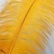 17.7-19.7 inches Golden Ostrich Feather Soft Plumes Accent for Wedding Centerpieces Home Decoration Pageant Boutiques Millinery Craft