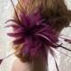 Handmade Coque Feather Decoration Millinery Flower Mount Plume Flowers for Party Hat Wedding Decoration Bridal Headpiece 1 Piece