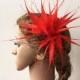 Handmade Feather Mount Goose feathers Flower Millinery Feather Mount Plumes for Hat Trims Fascinators & Crafts Hair Decoration 1 Piece