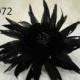 Black Feather Hairpieces Customized Feather Flowers Exquisite Feathers Addition for Millinery Bouquets Headdress 1 Piece