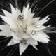 Feather Mount Millinery Feather flower Formal Occasion Millinery Feather Hat Trim for Millinery, Fascinators & Crafts, 1 Piece custom made