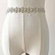 Crystal Sash Belt Applique Sparkle Wedding Dress Belt Accessories Bling up Addition for Bridal Dress Bridesmaid Dresses