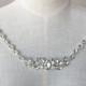 Shine Bridal Rhinestone Chain Bling Crystal Diamante Applique Motif for Wedding Dress Add Noticeable to Jacket Blouse