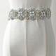 Length Custom Rhinestones bridal Sash applique Trims with Crystal Pearl Detailing Hot Fixed Jewel for Wedding Dress Prom Gown Belt