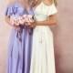 Bohemian Lilac Dress, Bridesmaid Boho Dress, Boho Gown, 80s Prom Dress, Maternity Gown, Wedding Guest Dress, Engagement Dress, #026