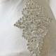 Shiny Rhinestone applique Iron on Diamante Patch Crystal Addition DIY for Bridal Garter Wedding Headband Prom Dress Belt