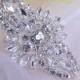Sparkling Rhinestone Appliques Crystal Motif for Bridal Garter ,Wedding Shoes,Bridal Veil Decor