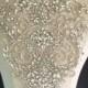 Silver Crystal Appliques Rhinestone Wedding Dresses Embellished Bling Addition for Bodices Party Dress Costumes