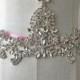 Gorgeous Crystal applique Sashes Belt Shine Rhinestone Diamante Embellished Addition for Wedding Dress Bridal Gown