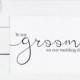 To my Groom on our Wedding Day Card - Wedding Day Card - Card for the Groom - From the Bride - Note card - Love Note I love you - Groom Card