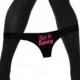 Slut In Training Panties BDSM Sexy Slutty Naughty Collared Submissive Funny Bachelorette Gift Womens Thong Panties
