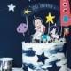 7 Space Party Cake Toppers, Space Party Cake Decorations, Space Party Decor, Space Decorations, Children's Space Party