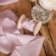 Blush Silk Ribbon, hand dyed Bridal Bouquet ribbon, 2 inch pale lilac habotai silk, invitation ribbon by yard, Wedding Luxurious Silk Ribbon
