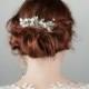 Bridal Hair Comb Silver, Vintage Bride, Woodland Wedding, Prom Hair, Greek Goddess, Wedding Hair Accessories, Bridal Haircomb Silver, 2018