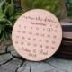 Save The Date Magnet, Wood Save The Date, Custom Wood Save The Date, Personalized Save The Date, Wood Save The Date --MAG-WOOD-CALENDAR