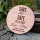 Save The Date Magnet, Wood Save The Date, Custom Wood Save The Date, Personalized Save The Date, Wood Save The Date  --MAG-WOOD-LAILAPETER