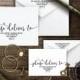 Editable Envelope template (please deliver to) Instant Download PDF, Kraft rustic calligraphy Theme for Wedding Invitation Set (TED183_4)