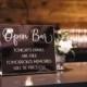 Personalized Bar Sign - Custom Bar Sign -  Acrylic Wedding Sign - Drinks Are Free Sign - Wedding Bar Sign - Free Drinks - Open Bar Sign