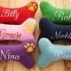 Personalized Dog Toy Dog Bone Shaped Toy With Squeaker, Pet Plushies, Named Stuffed Puppy Toy