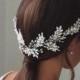 Bridal hair piece for wedding,crystal headpiece for wedding side hair piece, bridal accessories,wedding hair vine, bridal headpiece side,