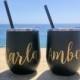 Wine Tumbler - Custom Wine cup - Personalized Wine Tumbler - Bachelorette Party Favors Personalized Wine Glass Wine Tumbler with Lid