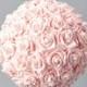 Pink Foam rose soft touch flower ball
