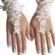 ivory Wedding Glove, lace gloves, Fingerless Glove, wedding gown, UNIQUE Bridal glove, wedding bride, bridal gloves, bridetobe, prom